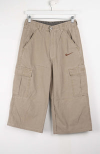VINTAGE REWORK CARGO CAPRI SHORTS W29