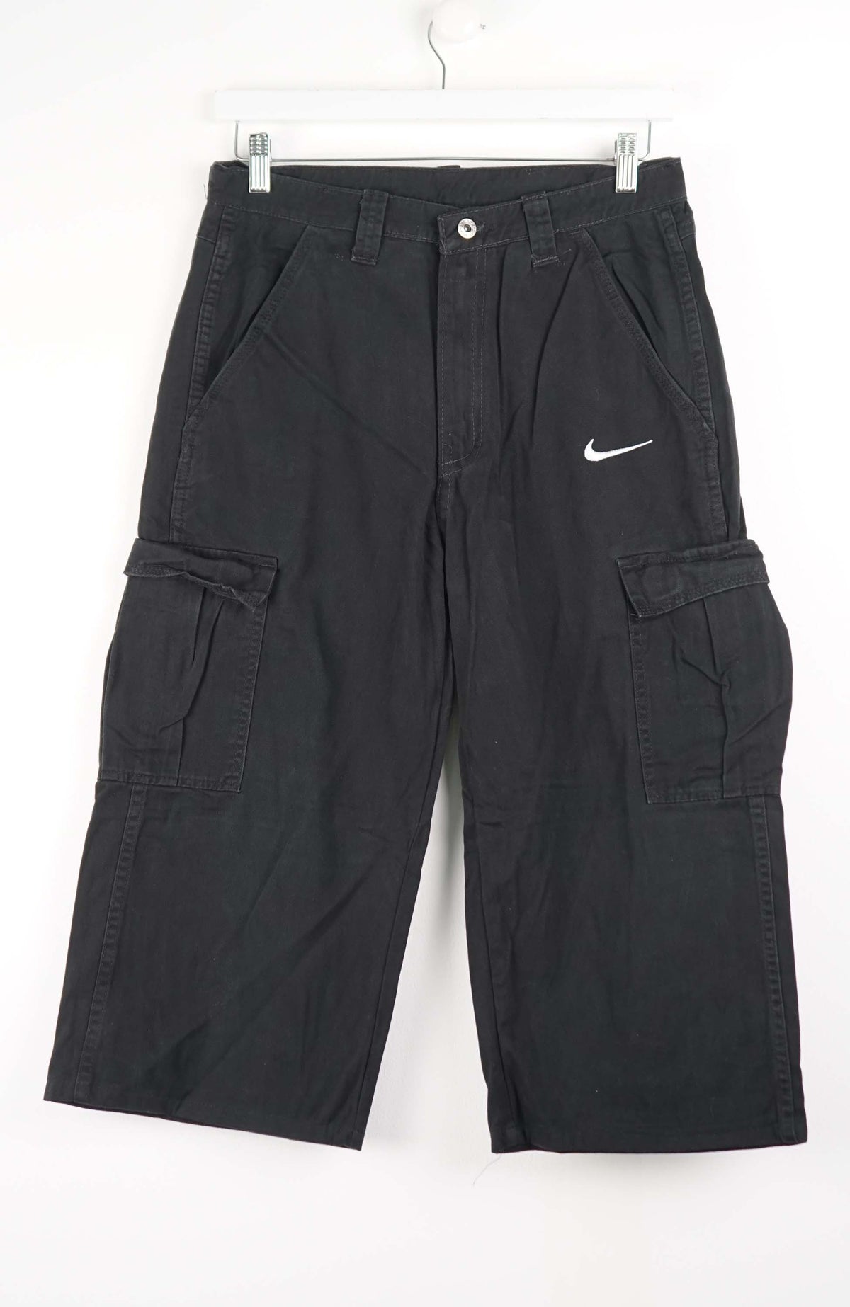 VINTAGE REWORK CARGO CAPRI SHORTS W30