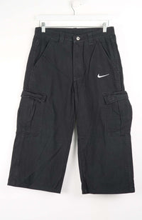 VINTAGE REWORK CARGO CAPRI SHORTS W30