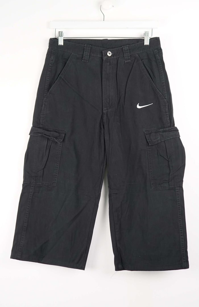 VINTAGE REWORK CARGO CAPRI SHORTS W30