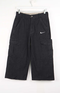 VINTAGE REWORK CARGO CAPRI SHORTS W30
