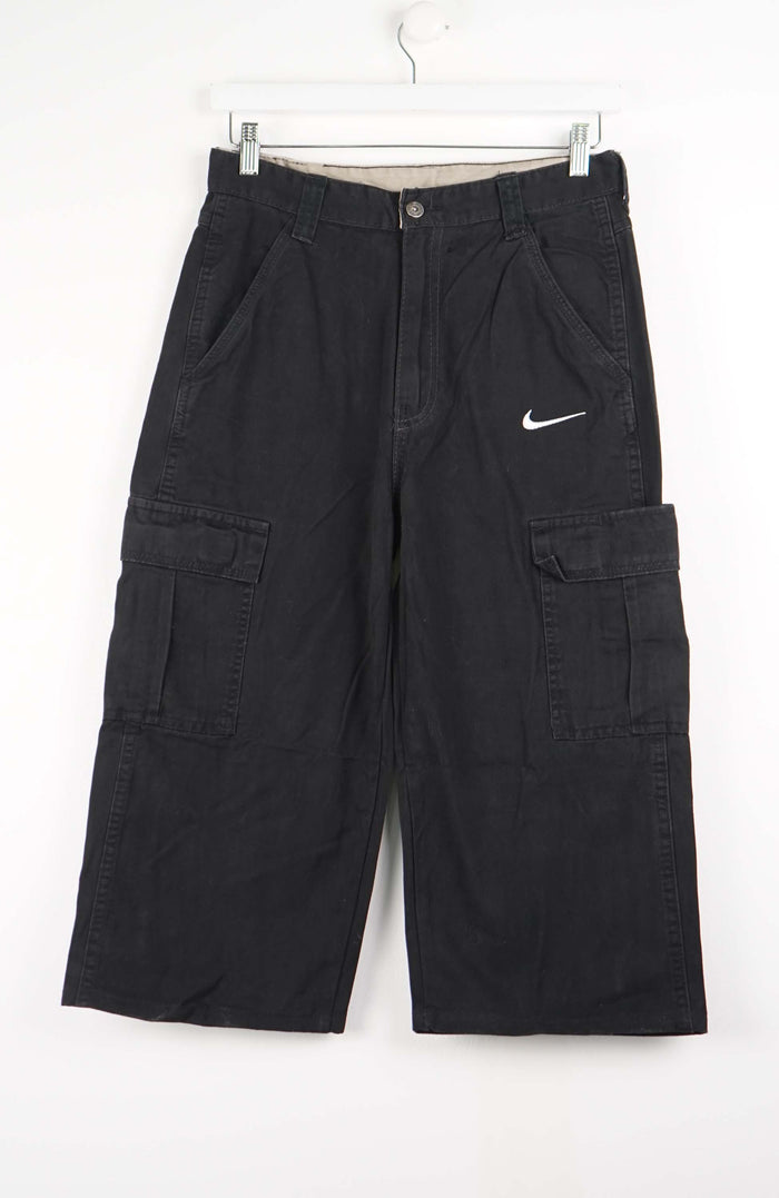 VINTAGE REWORK CARGO CAPRI SHORTS W30