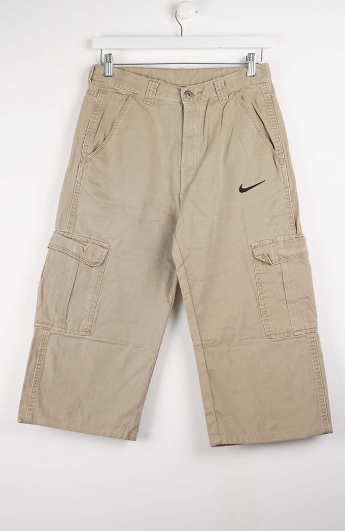 VINTAGE REWORK CARGO CAPRI SHORTS W30