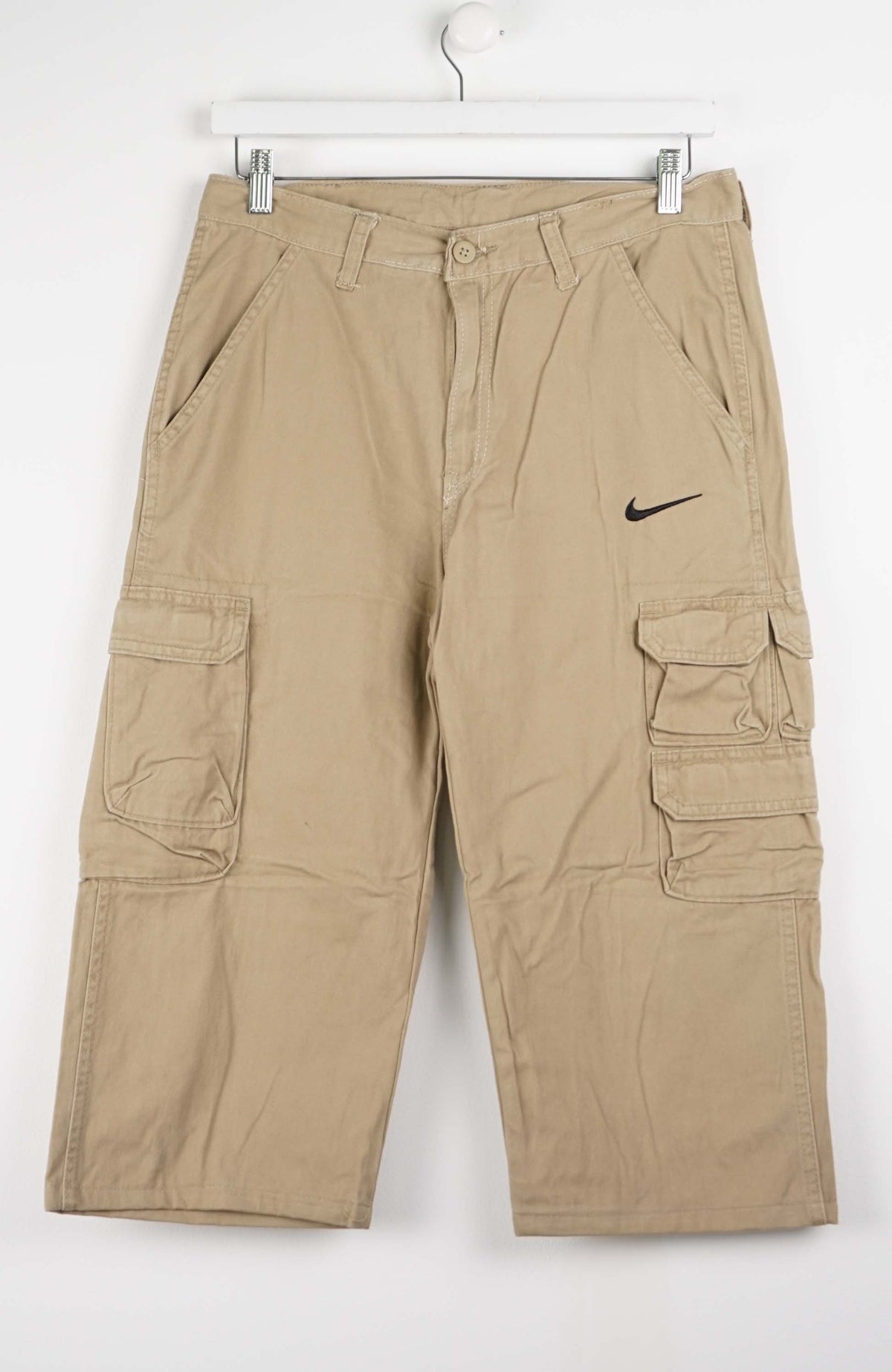 VINTAGE REWORK CARGO CAPRI SHORTS W30