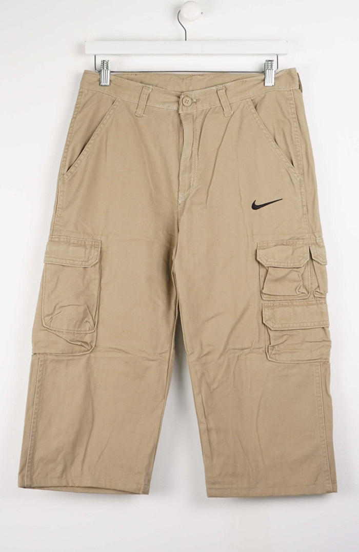 VINTAGE REWORK CARGO CAPRI SHORTS W30