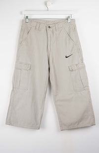 VINTAGE REWORK CARGO CAPRI SHORTS W30