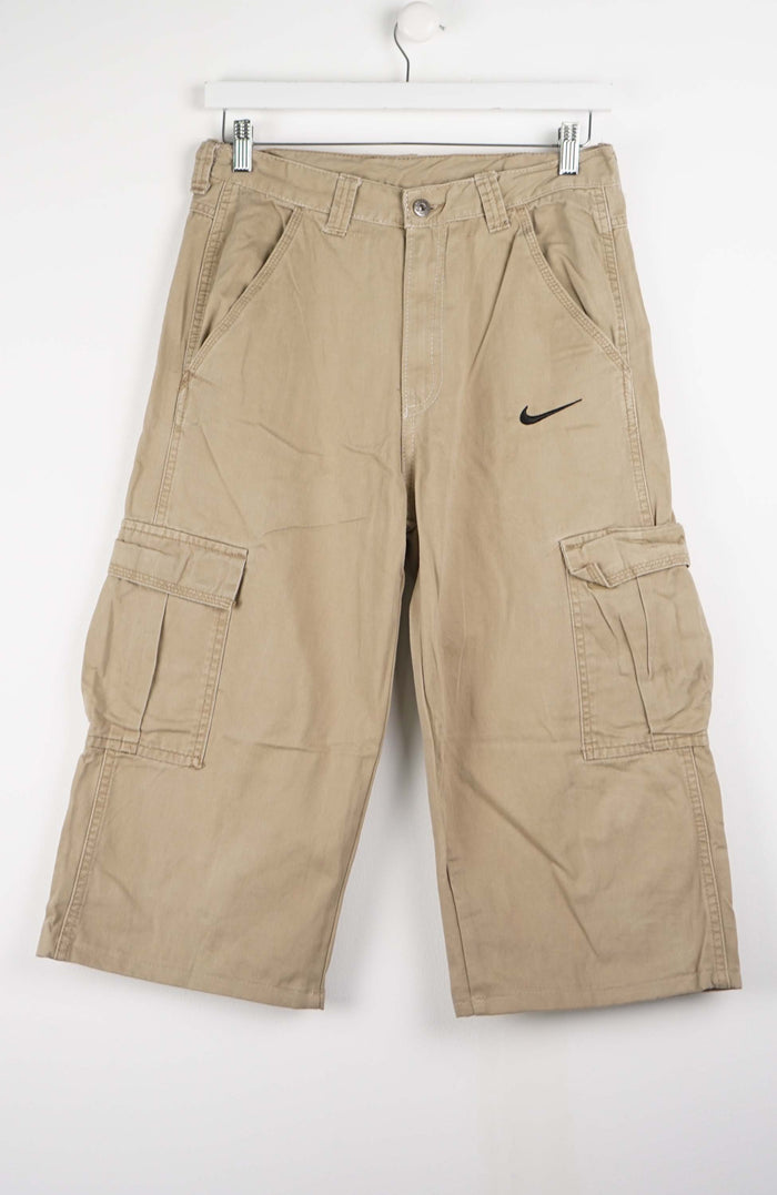 VINTAGE REWORK CARGO CAPRI SHORTS W30