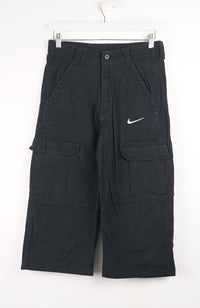 VINTAGE REWORK CARGO CAPRI SHORTS W30