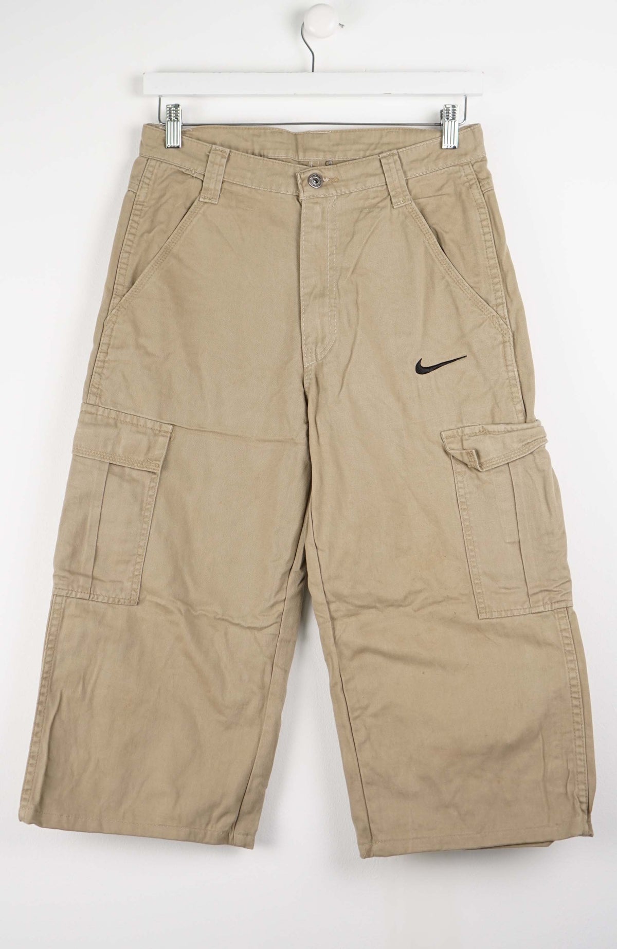 VINTAGE REWORK CARGO CAPRI SHORTS W30