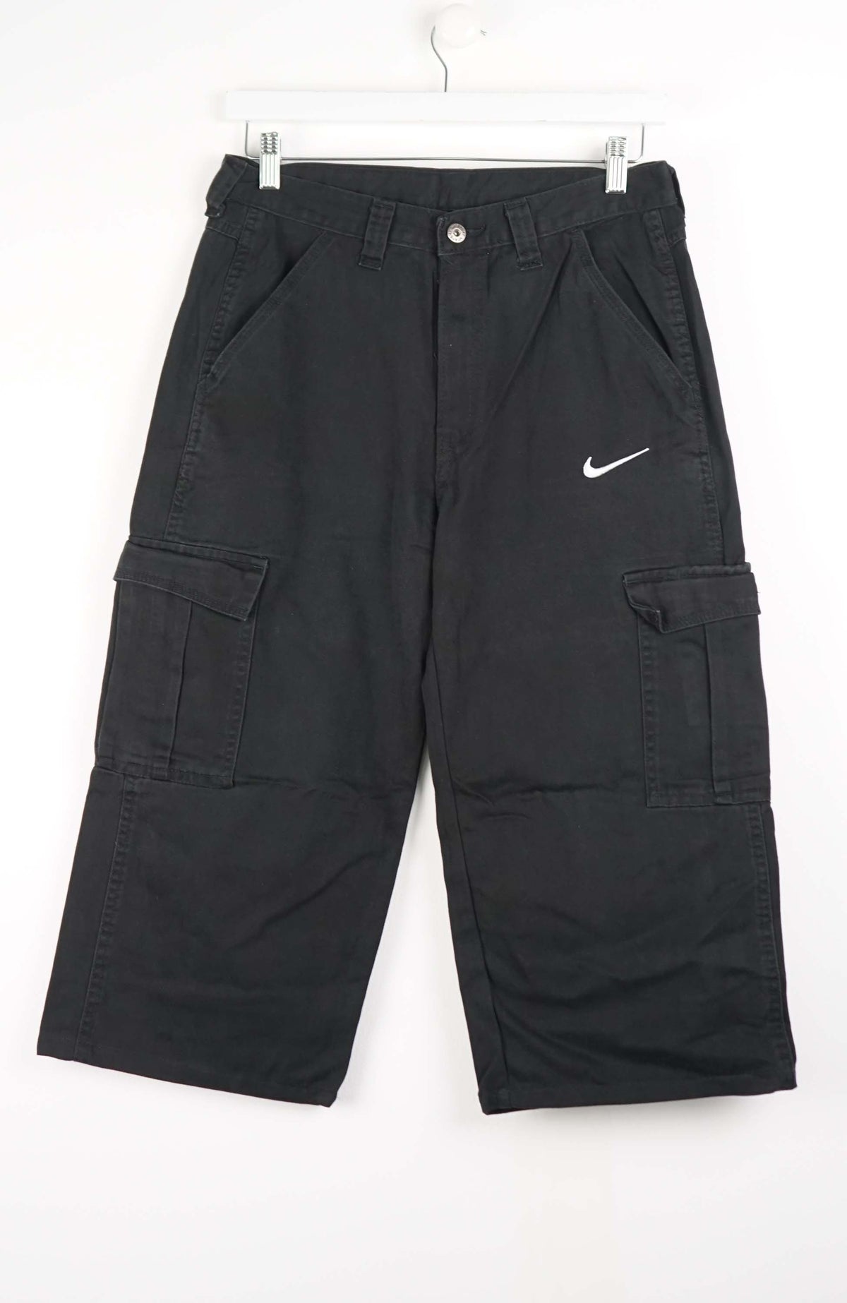 VINTAGE REWORK CARGO CAPRI SHORTS W30