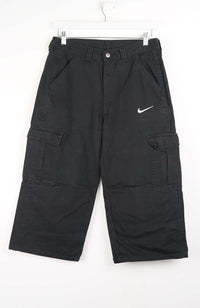VINTAGE REWORK CARGO CAPRI SHORTS W30
