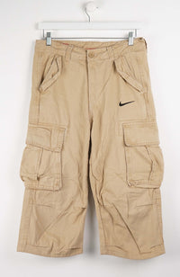 VINTAGE REWORK CARGO CAPRI SHORTS W30