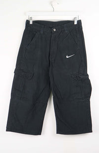 VINTAGE REWORK CARGO CAPRI SHORTS W30
