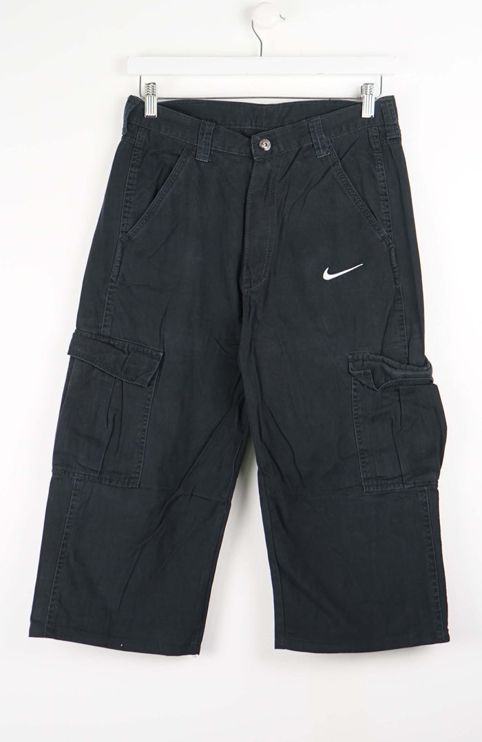 VINTAGE REWORK CARGO CAPRI SHORTS W30