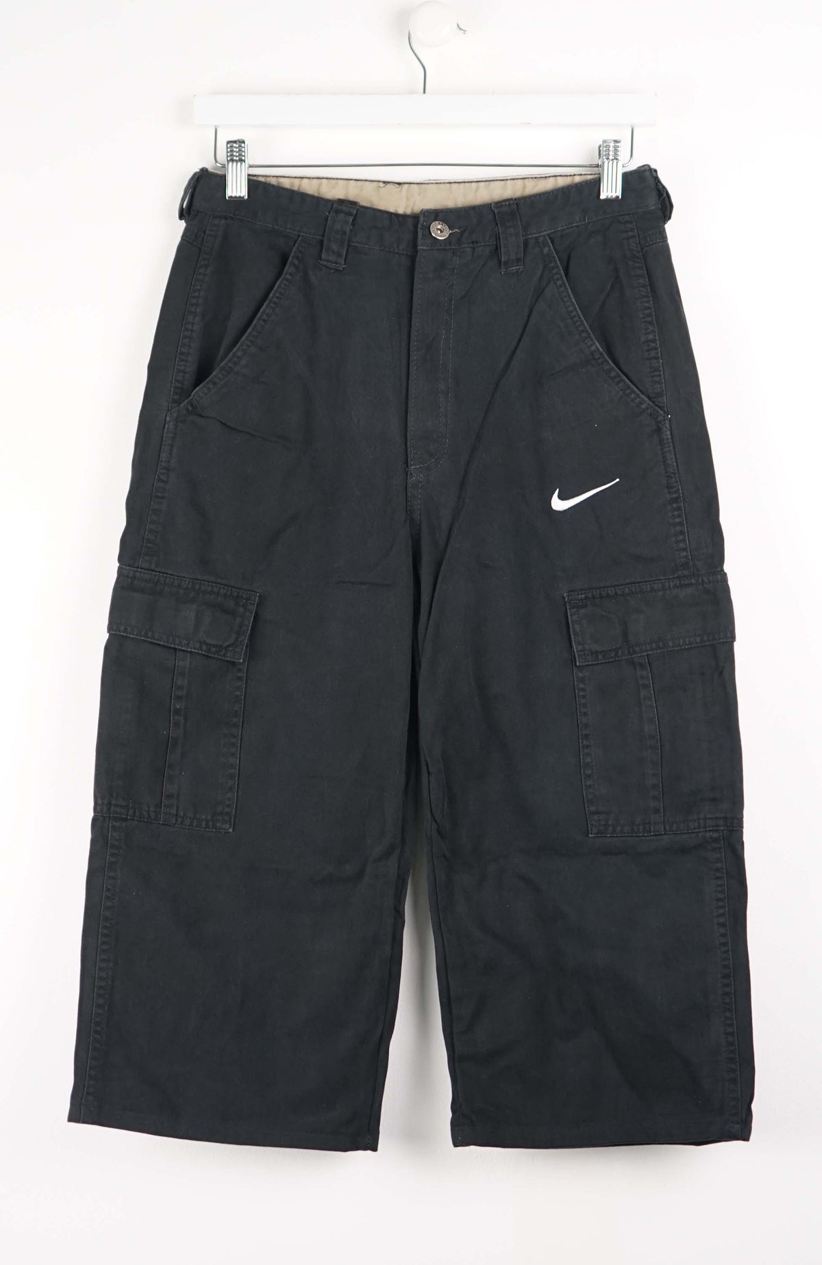 VINTAGE REWORK CARGO CAPRI SHORTS W30
