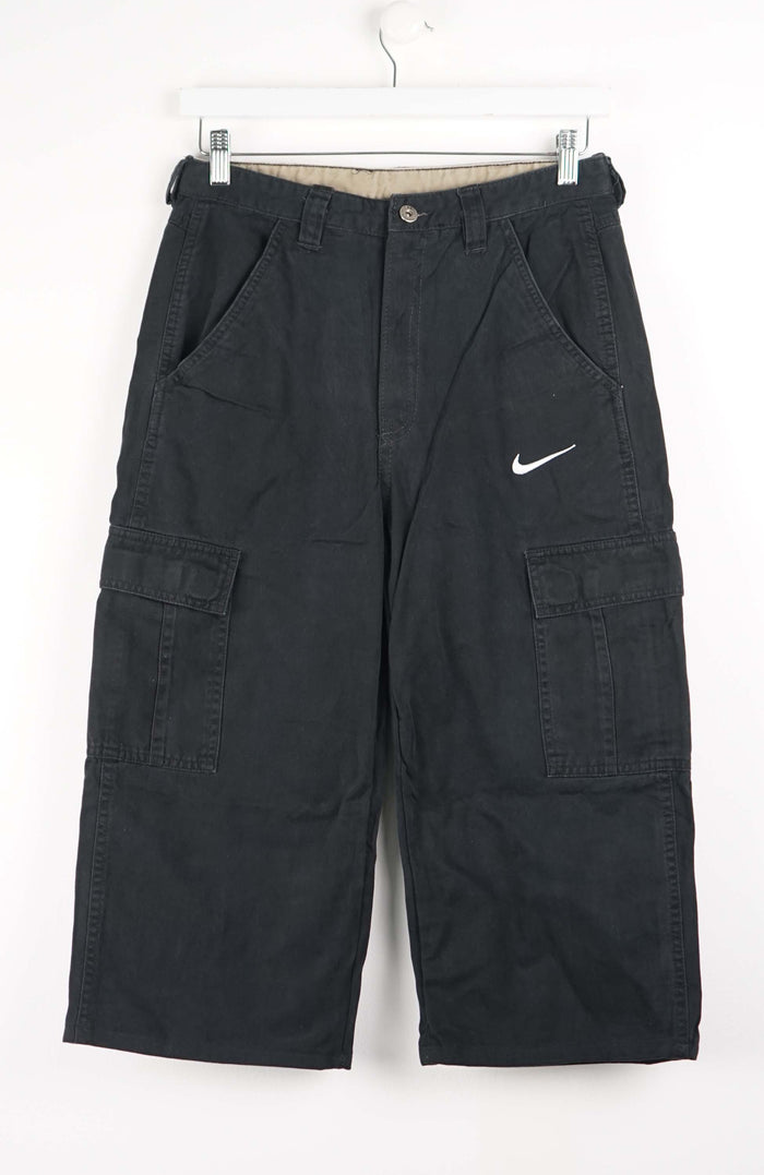 VINTAGE REWORK CARGO CAPRI SHORTS W30