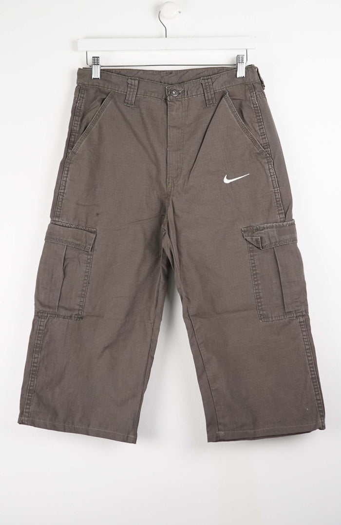 VINTAGE REWORK CARGO CAPRI SHORTS W30
