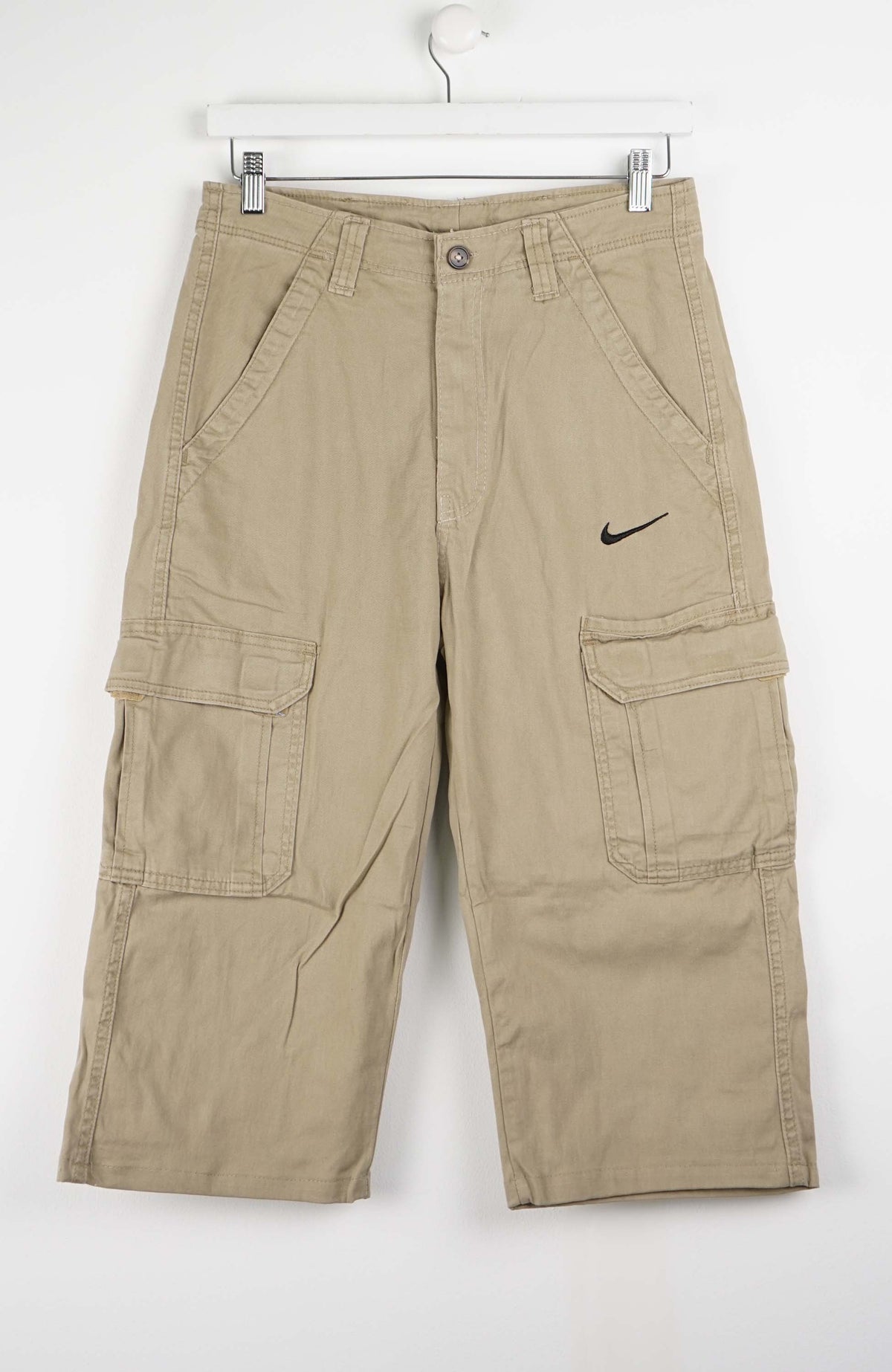 VINTAGE REWORK CARGO CAPRI SHORTS W30