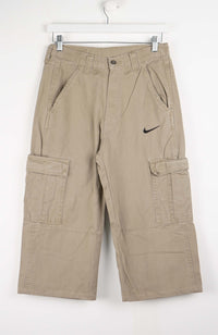 VINTAGE REWORK CARGO CAPRI SHORTS W30