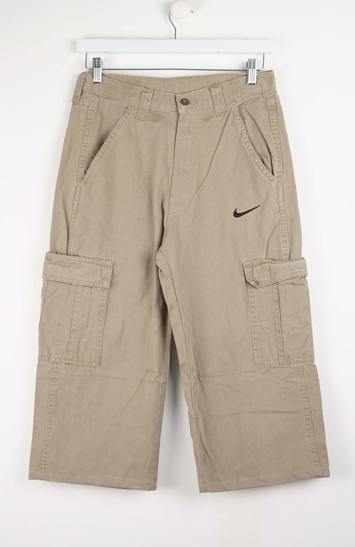 VINTAGE REWORK CARGO CAPRI SHORTS W30