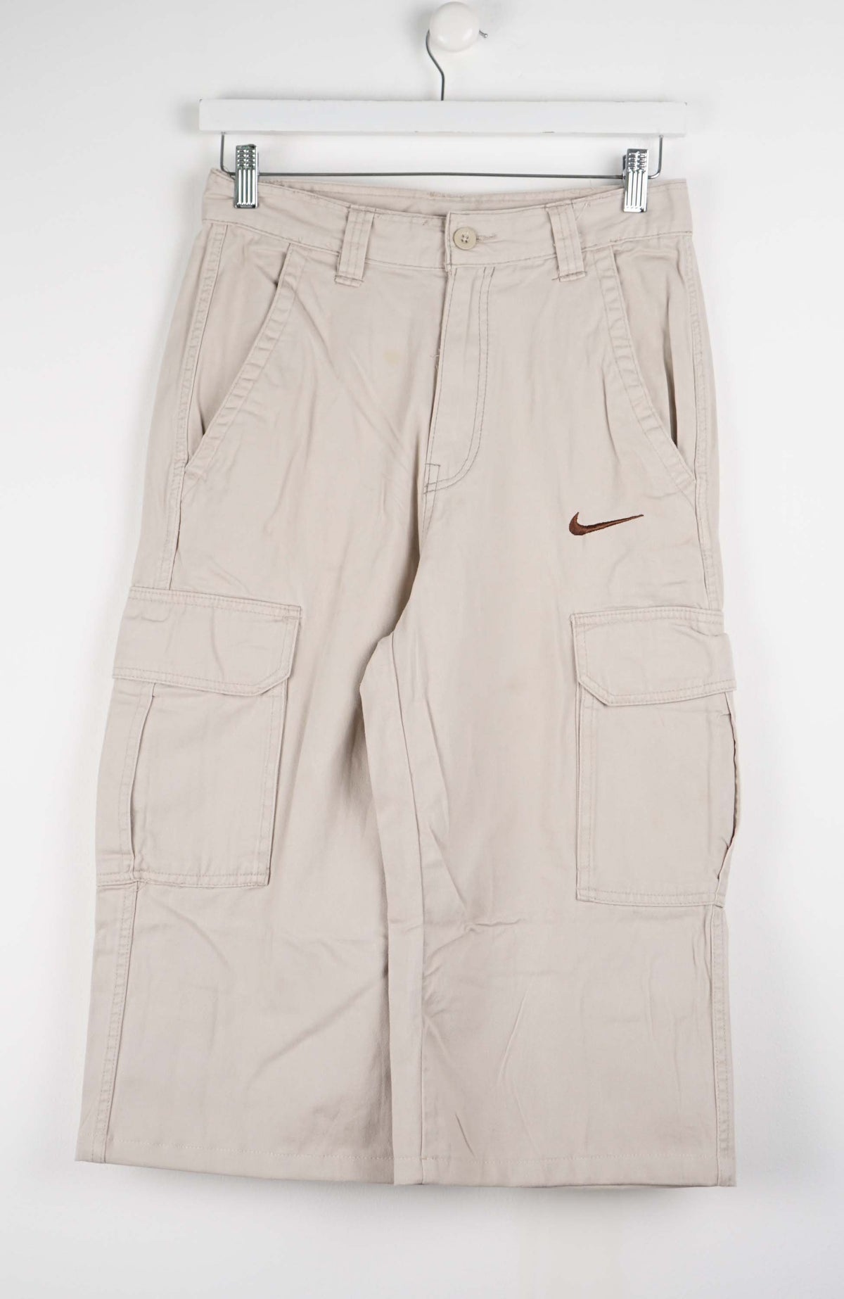 VINTAGE REWORK CARGO CAPRI SHORTS W30
