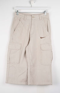 VINTAGE REWORK CARGO CAPRI SHORTS W30