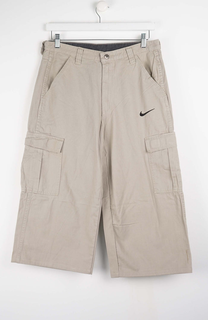 VINTAGE REWORK CARGO CAPRI SHORTS W30