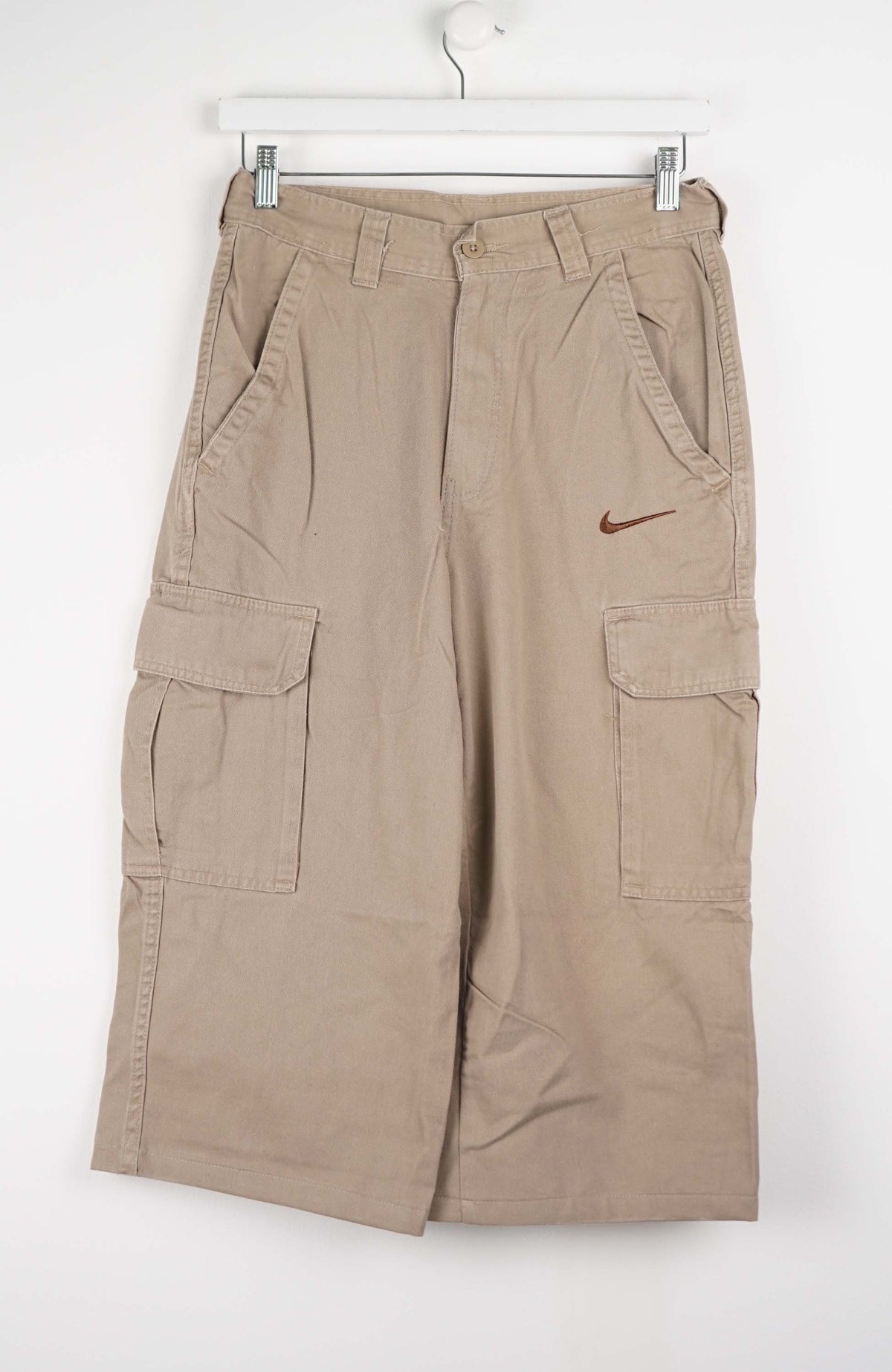 VINTAGE REWORK CARGO CAPRI SHORTS W30