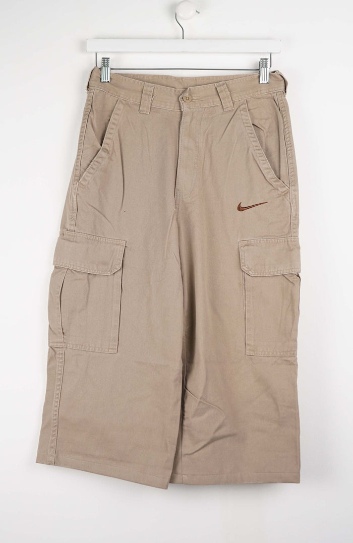 VINTAGE REWORK CARGO CAPRI SHORTS W30
