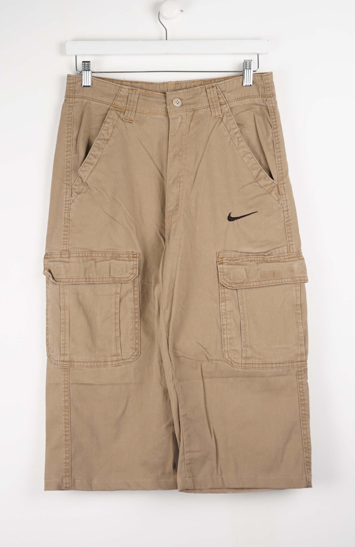 VINTAGE REWORK CARGO CAPRI SHORTS W30