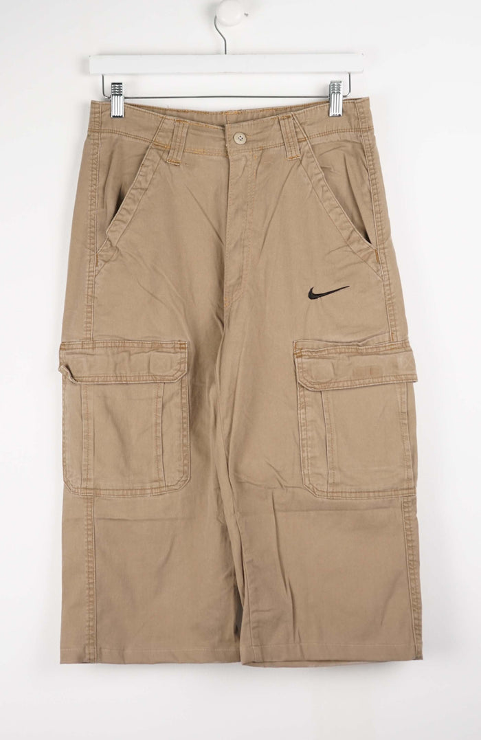 VINTAGE REWORK CARGO CAPRI SHORTS W30