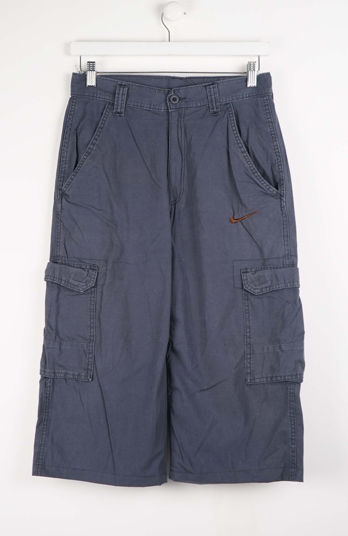 VINTAGE REWORK CARGO CAPRI SHORTS W30