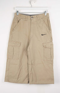 VINTAGE REWORK CARGO CAPRI SHORTS W30