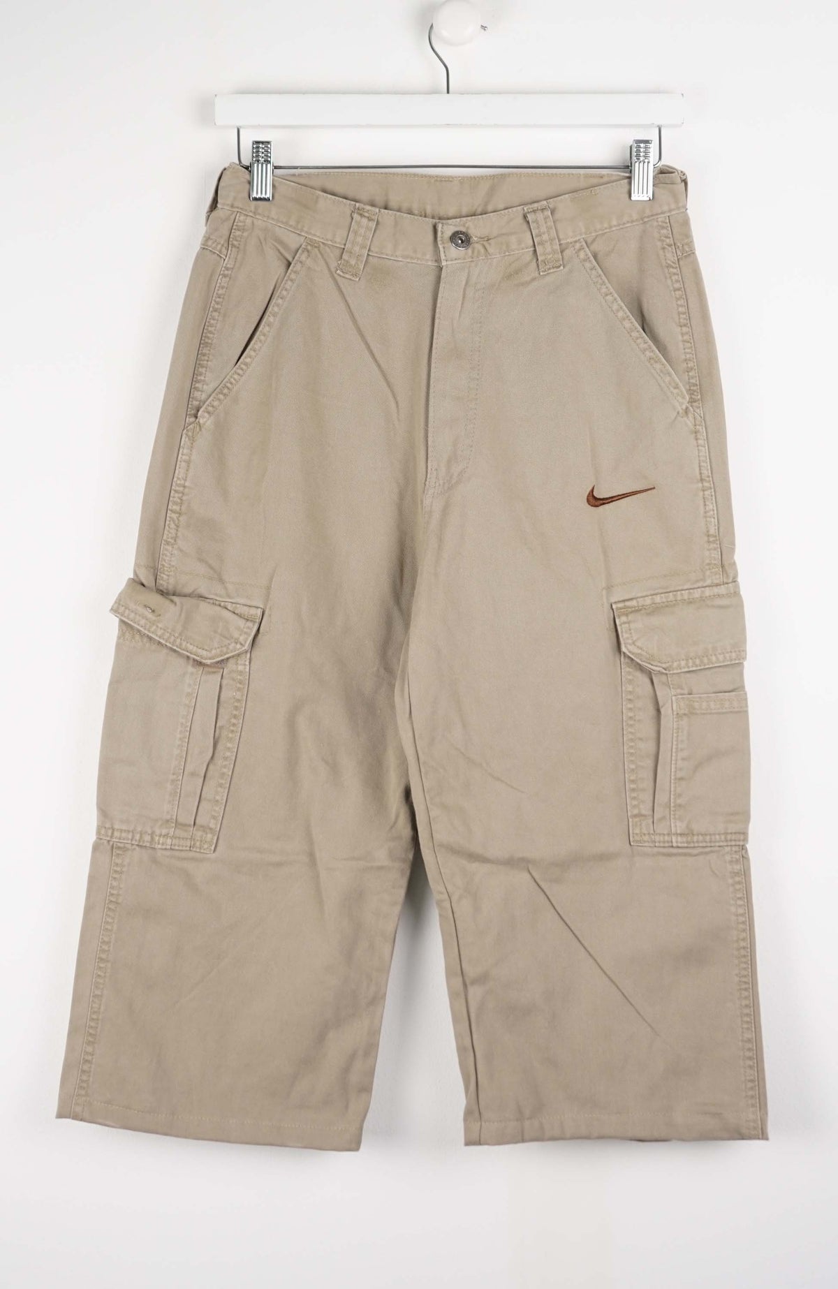 VINTAGE REWORK CARGO CAPRI SHORTS W30