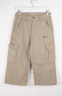 VINTAGE REWORK CARGO CAPRI SHORTS W30