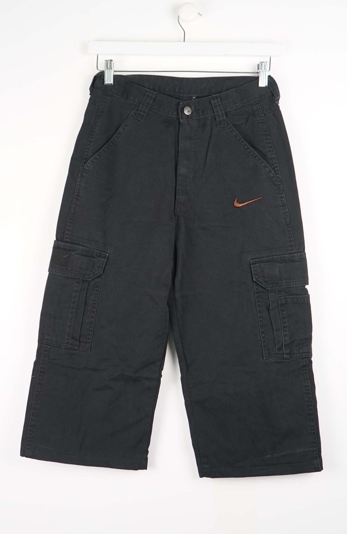 VINTAGE REWORK CARGO CAPRI SHORTS W30