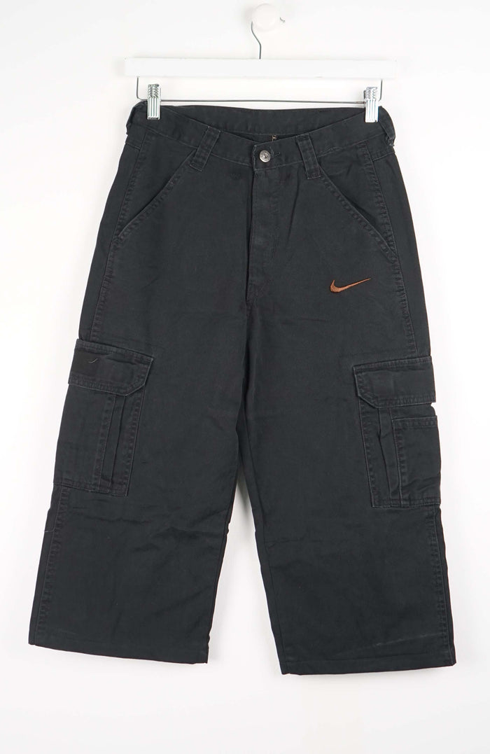 VINTAGE REWORK CARGO CAPRI SHORTS W30