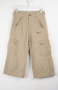 VINTAGE REWORK CARGO CAPRI SHORTS W30