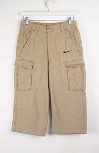 VINTAGE REWORK CARGO CAPRI SHORTS W31