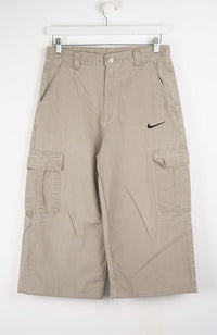 VINTAGE REWORK CARGO CAPRI SHORTS W31