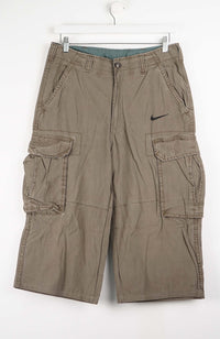 VINTAGE REWORK CARGO CAPRI SHORTS W32