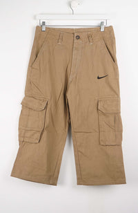VINTAGE REWORK CARGO CAPRI SHORTS W32