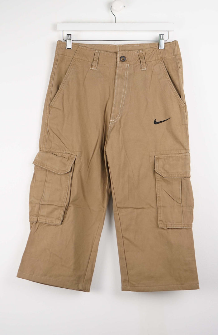 VINTAGE REWORK CARGO CAPRI SHORTS W32