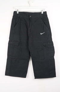VINTAGE REWORK CARGO CAPRI SHORTS W32