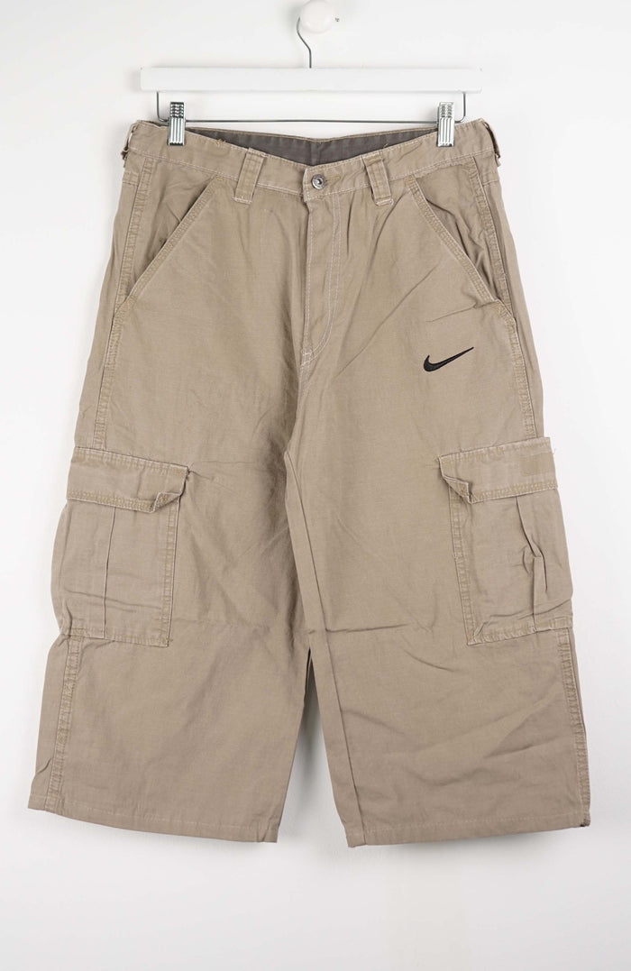 VINTAGE REWORK CARGO CAPRI SHORTS W32