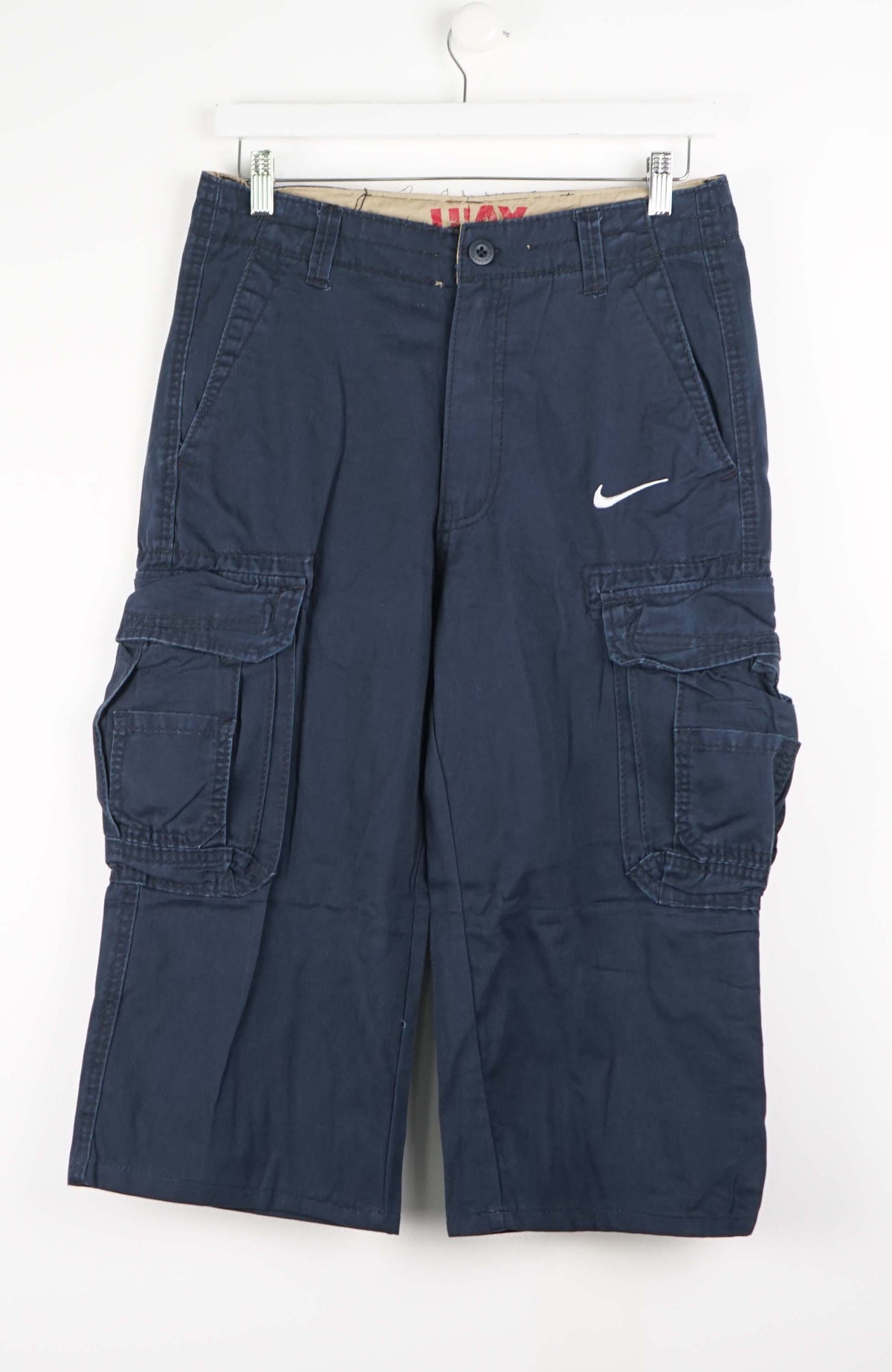 VINTAGE REWORK CARGO CAPRI SHORTS W32
