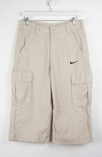 VINTAGE REWORK CARGO CAPRI SHORTS W32