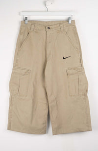 VINTAGE REWORK CARGO CAPRI SHORTS W32