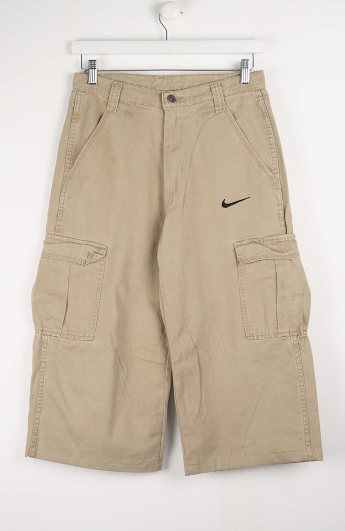 VINTAGE REWORK CARGO CAPRI SHORTS W32