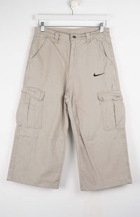 VINTAGE REWORK CARGO CAPRI SHORTS W30